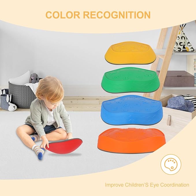 RedSwing Stepping Stones for Kids, Kid Step Stones for Balance & Coordination - Image 4