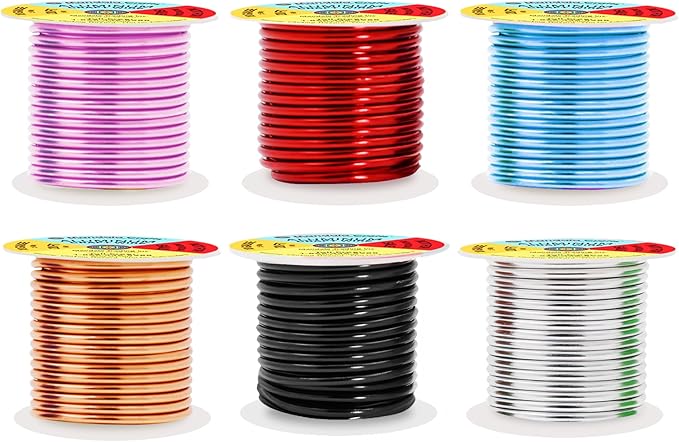 Mandala Crafts 10 Gauge Anodized Aluminum Craft Wire by MandalaCrafts