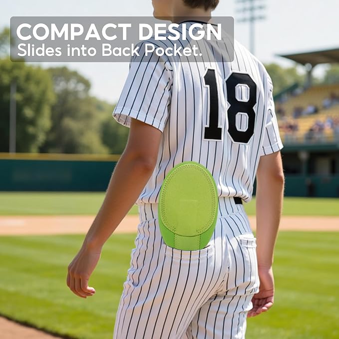 Baseball Sliding Mitt, Youth Ages 6-12 & Teens Adults 12+, Sliding Glove Hand Guard for Baserunning, Hard Shell Ambidextrous Left/Right, Baseball/Softball Compatible, Drip Style