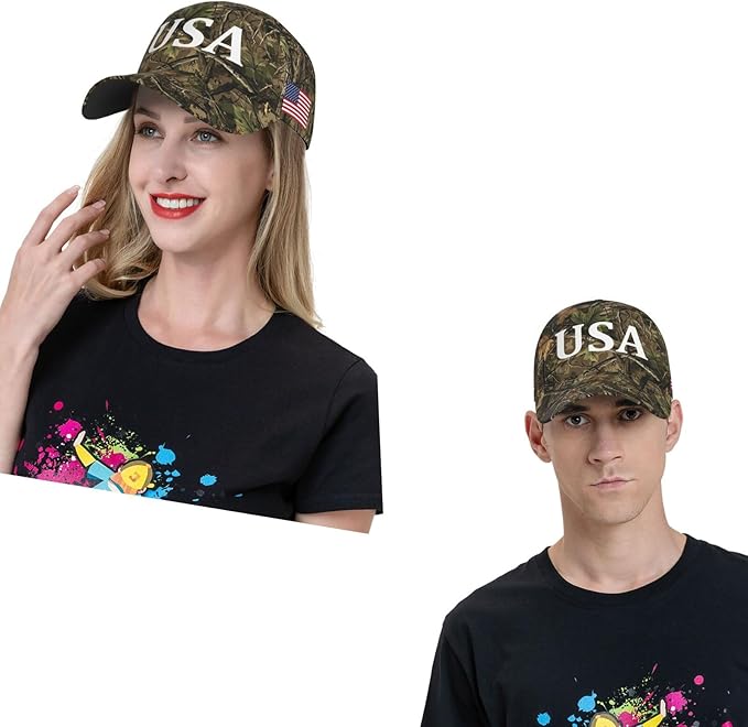 USA Flag Baseball Cap American Patriotic Trucker Hat Father Dad Mother Mom Adjustable Sportswear Hat for Men Women Adults