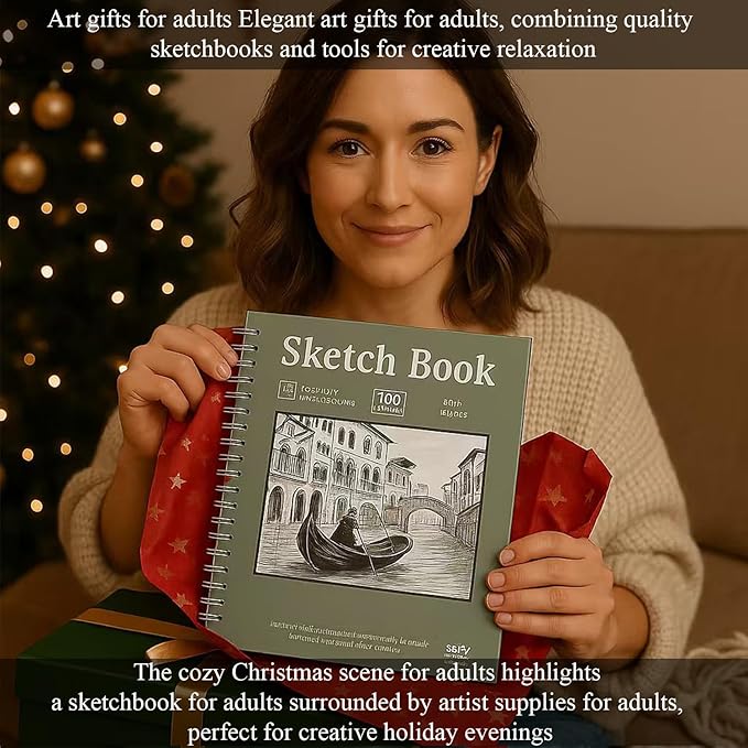 Sketch Book 5.5 X 8.5 inch, Artist Sketch Pad, 300 Sheets Spiral Bound - Image 7