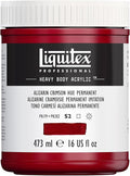 Liquitex Professional Heavy Body Acrylic Paint, 16-oz Pot, Alizarin Crimson Hue by Liquitex