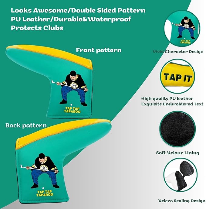 Funny Golf Putter Headcover, Perfect Golf Gift for Men and Women, Golf Accessories for Golfers