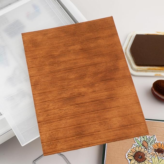 BAOFALI 3D Wood Panel Texture Theme Plastic Embossing Folders DIY Scrapbooking - Image 3