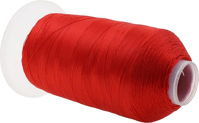 Mandala Crafts Red Heavy Duty Thread -1500 Yds Tex 90 Thread - Image 2