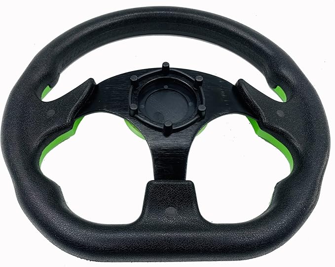 Universal Green Golf Cart Steering Wheel for EZGO RXV & TXT, Club Car DS and Club Car Precedent EZGO Yamaha Golf Car Accessories