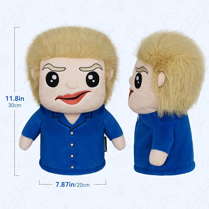 Craftsman Golf Funny Plush Driver Cover Headcover Unique Golf Gift & Accessories for Men and Women Golfers
