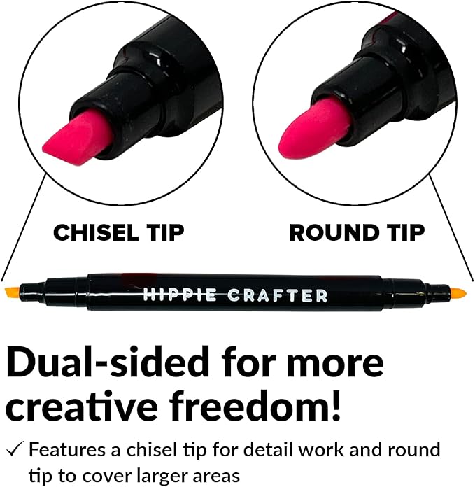Fabric Markers, Permanent No-Bleed Fabric Pens - Image 5