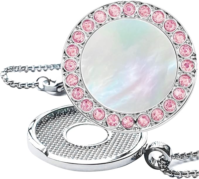 Golf Ball Marker Necklace, Pearl Crystal Ball Marker, Golf Accessories, Golf Gifts, Golf Ball Markers for Women