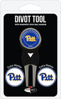 Team Golf NCAA Unisex-Adult Team Golf NCAA Divot Tool with 3 Golf Ball Markers Pack, Markers are Removable Magnetic Double-Sided Enamel