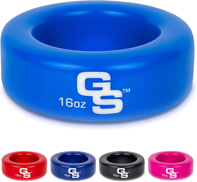 GoSports Baseball and Softball Bat Weight – 16 oz Bat Donut for Youth and Adult, Baseball & Softball Bat Accessories