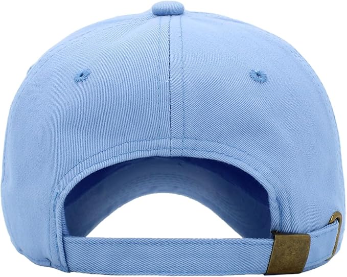 KBETHOS Classic Unisex Cotton Adjustable Low Crown Baseball Cap – Plain Dad Hat