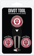 Team Golf NCAA Unisex-Adult Team Golf NCAA Divot Tool with 3 Golf Ball Markers Pack, Markers are Removable Magnetic Double-Sided Enamel