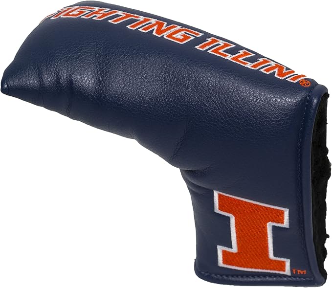 Team Golf NCAA Golf Club Vintage Blade Putter Headcover, Form Fitting Design, Fits Scotty Cameron, Taylormade, Odyssey, Titleist, Ping, Callaway