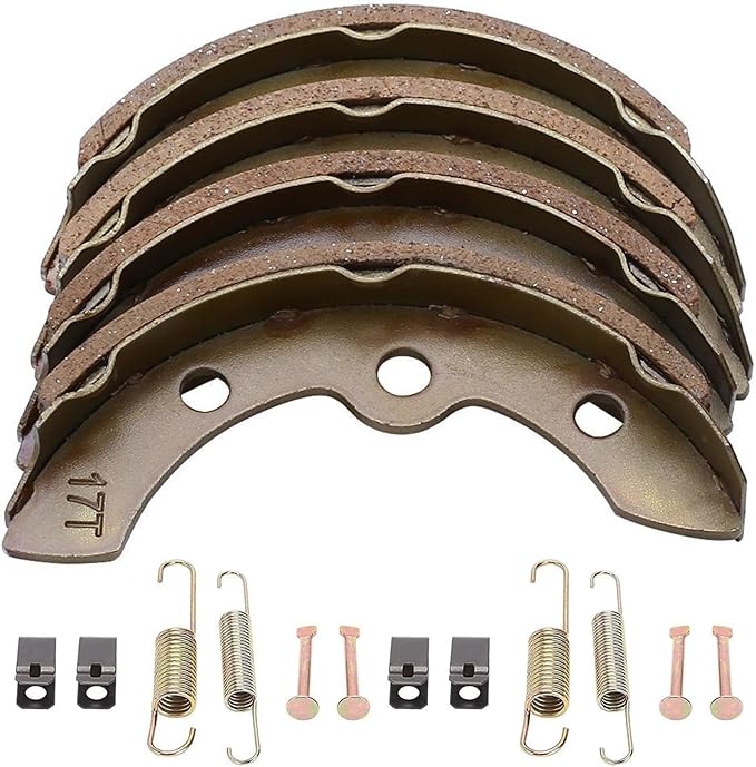 10L0L Golf Cart Brake Shoes for Club Car DS 1995-up, Precedent 2004-up, EZGO 1986.5-1995, Yamaha G1 G2 G8 G9, OEM# 101823201 1011463 23364G1 27249G01