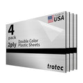 Trotec | Metallic Looking Acrylic Sheet | 12"x24"x1/16, Name Plate | USA Made by TrotecEngravingSupplies