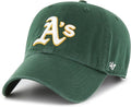47 Brand MLB Team Color Home Primary Logo Clean Up Adjustable Baseball Cap Hat, Adult One Size Fits All