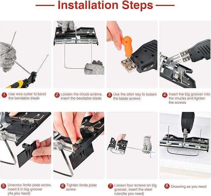 Hot Knife Cutting Tool Kit for Grooving/Sculpture/Cutting Air Cooled 200W Pro - Image 8