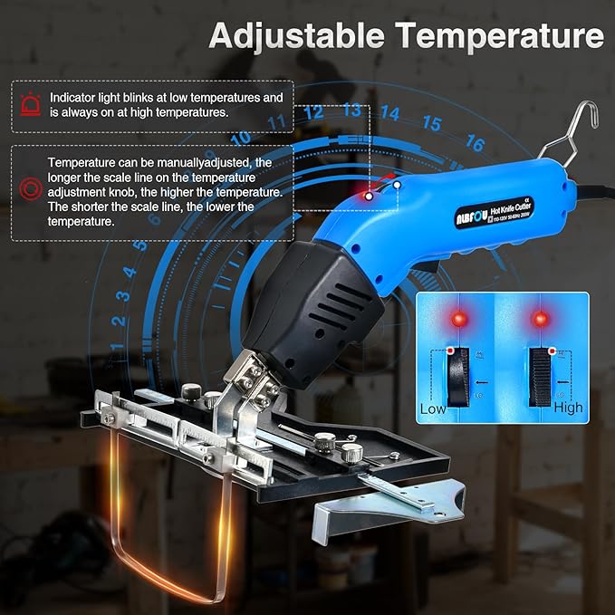 Electric Hot Knife Kit for Grooving/Sculpting/Cutting Air Cooled 200W 110-120V - Image 5