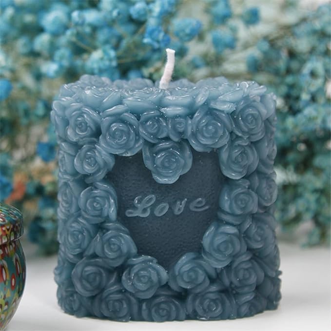 3D Rose Silicone Candle Molds Soap Molds Lovely Wedding Candle Molds Fondant - Image 5