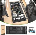 10L0L Golf Cart Under Seat Storage Tray for EZGO RXV TXT Club Car DS Precedent Electric Vehicle with Original Trojan Battery Underseat Organizer Container Holder Plate