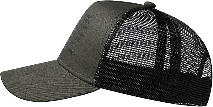 Baseball Cap, American Flag Trucker Hat for Men Women, Breathable Adjustable Fit Outdoor Mesh Snapback Hats