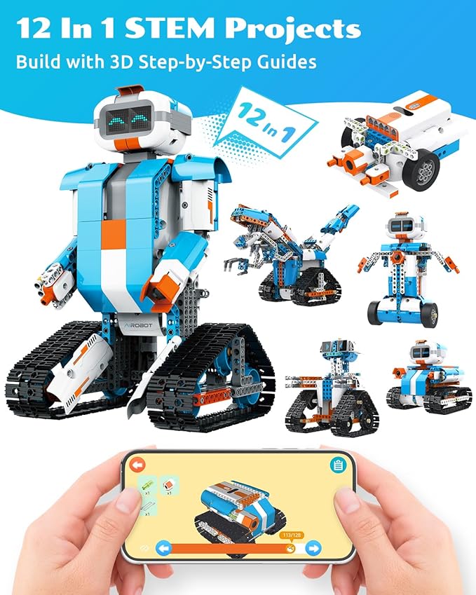 WhalesBot E7 Pro Coding & Remote Control Robot Kit - Image 2