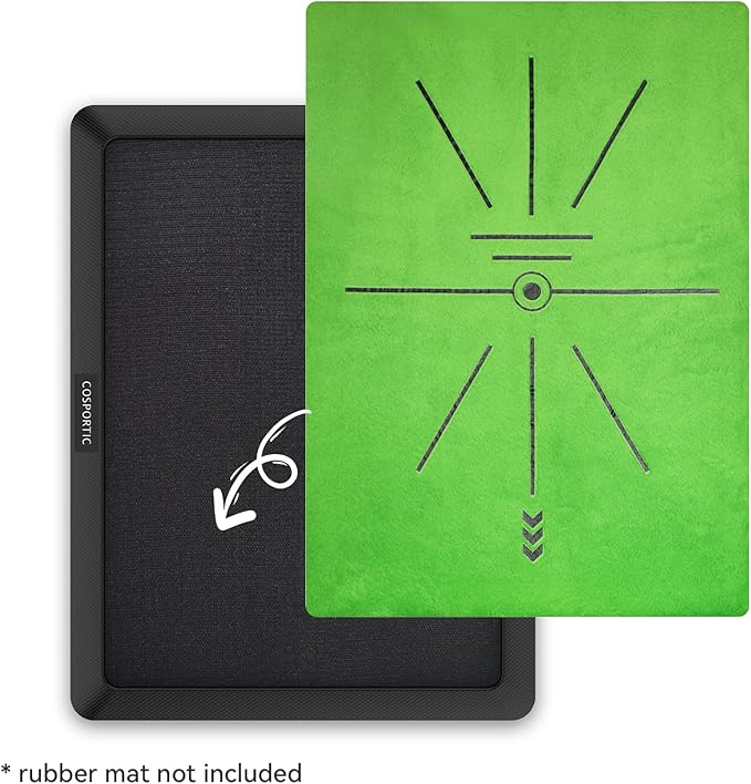 Golf Hitting Mat, Golf Training Mat for Swing Path Feedback Detection Batting,Extra Replaceable Golf Practice Mat, Golf Gifts for Men Women for Home Indoor Outdoor