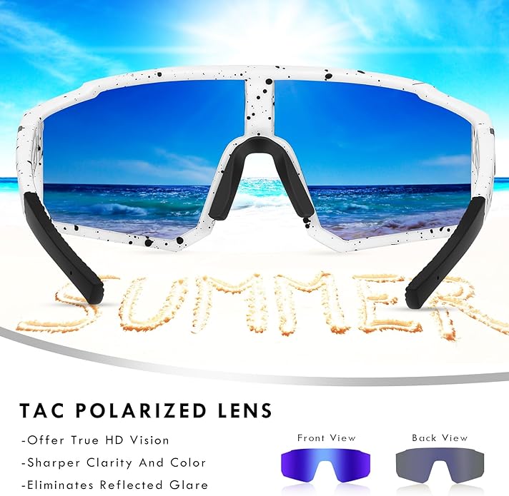 MVPTGRS Youth Baseball Sunglasses for Boys Girls Age 8-14 TR90 Frame Kids Sport Sunglasses for Softball Cycling Baseball Golf