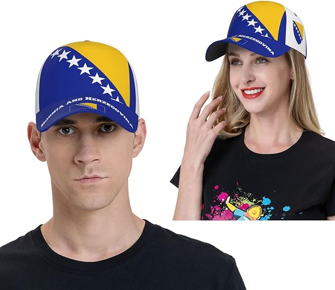 National Flags Baseball Cap for Men Women, Fashion Adjustable Sun Protection Visor Caps Trucker Hat Patriotic Caps