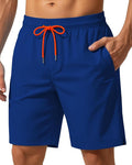 9 Inch Men Swim Trunks with Mesh Lining Quick Dry Breathable Pockets for Summer Beach Cruise Water Park Gym Running