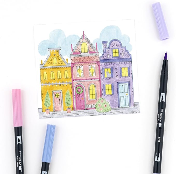 Tombow 56187 Dual Brush Pen Art Markers, Brush and Fine Tip Markers - Image 7