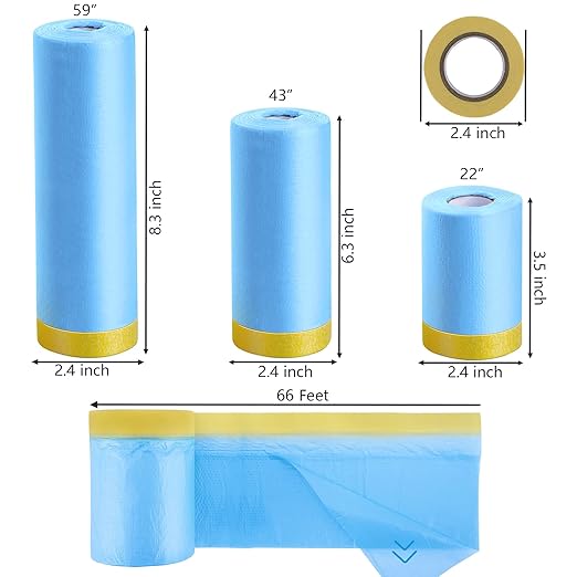 MyLifeUNIT Tape and Drape, 6 Pack Masking Paper - Image 3