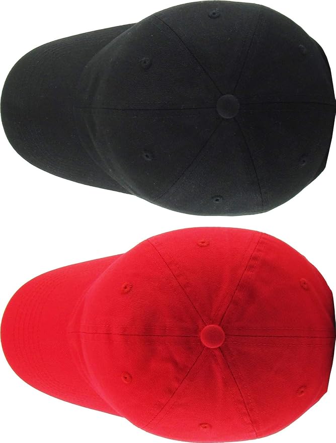 KBETHOS Classic Unisex Cotton Adjustable Low Crown Baseball Cap – Plain Dad Hat