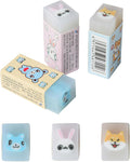 HILAZA 18Pcs Cute Animal Erasers by HILAZA