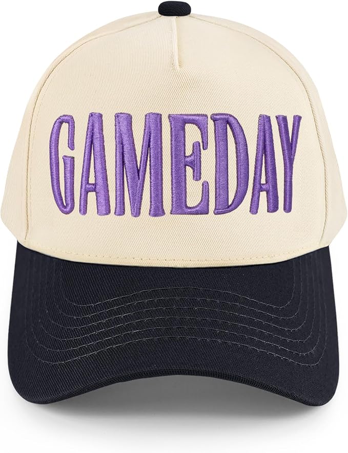 Game Day Hat for Women Men, World Cup Hat Football Softball Basketball Caps