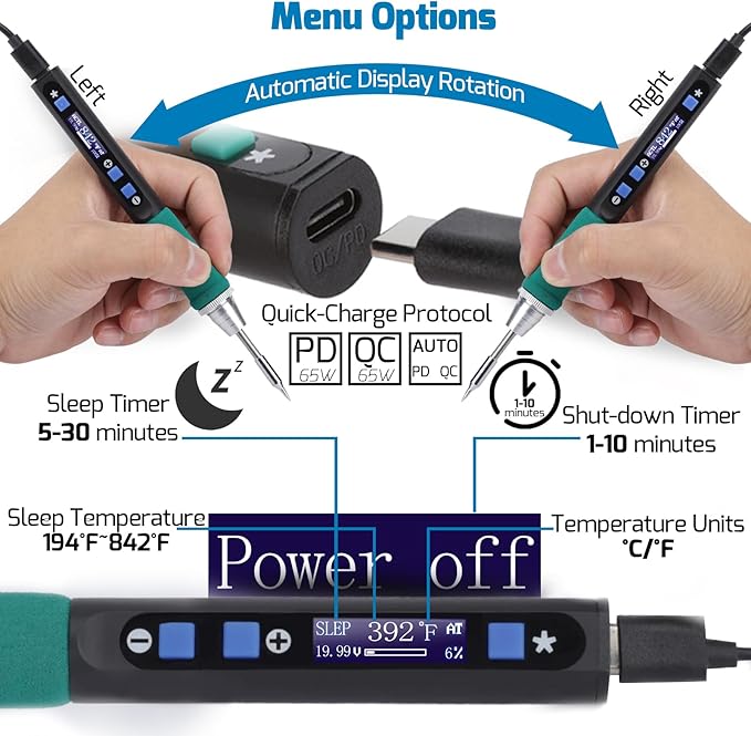 WEP 928D-IV Soldering Iron Kit - Image 5