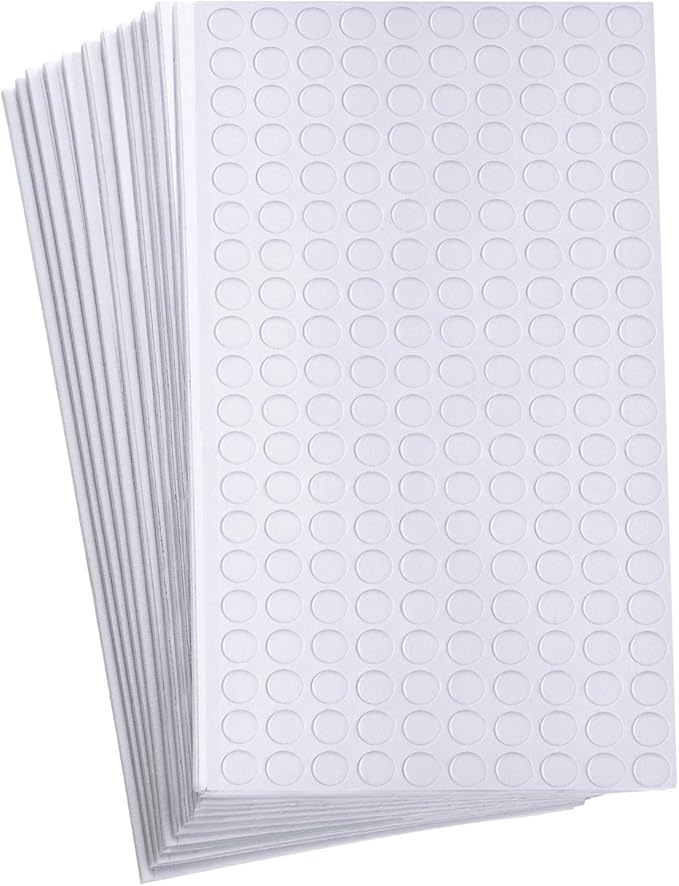 Outus 2400 Pieces Foam Dots Dual-Adhesive 3D Foam Tapes Pop Dots Adhesive Mount by Outus