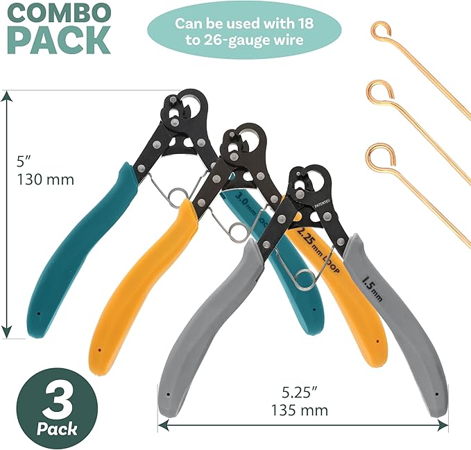 The Beadsmith One Step Loopers Combo Pack – Includes 1.5 mm, 2.25 mm & 3 mm - Image 4