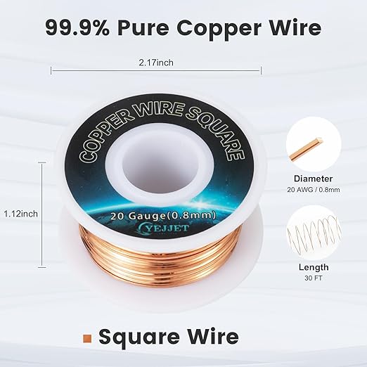 20 AWG Square Copper Wire - Image 2