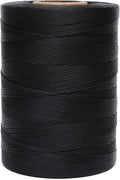 Waxed Thread, 852Yds 150D 0.8mm Flat Polyester Wax Thread by EXKALAFUL