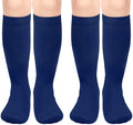 Sarfel Kids Soccer Socks Toddler Soccer Socks Girls Boys Soccer Socks Kids Tube Socks with Stripes Toddler Knee High Socks