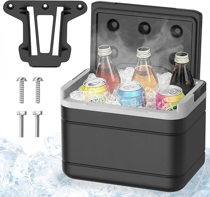 DRIVE UP Club Car Precedent Cooler, Club Car Cooler with Mounting Bracket Kit Caddy for Club Car Precedent and Club Car Tempo and Onward OEM 102588101 103886801
