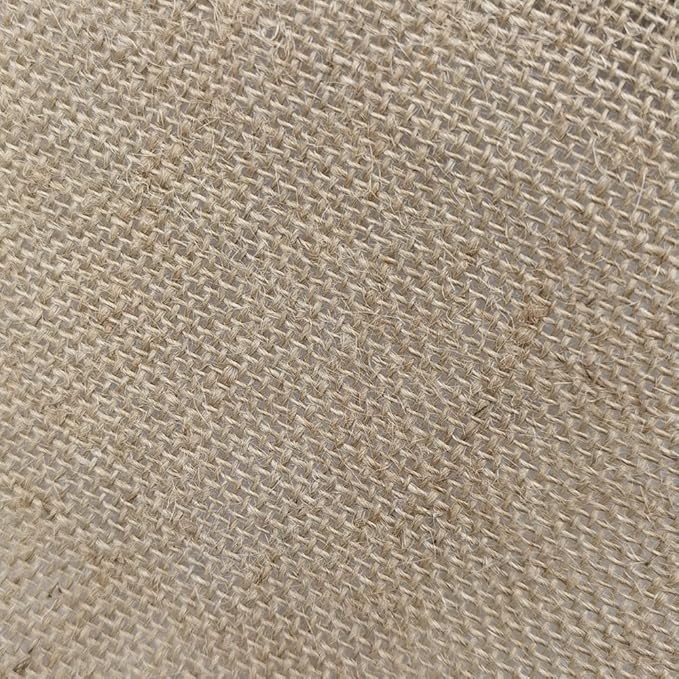 INSPIRELLE 10" Natural Burlap Fabric Roll 10 Yards Jute Ribbon - Image 3