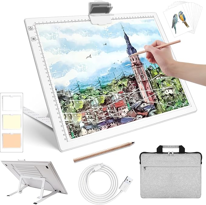 Rechargeable A3 Diamond Art Light Board by Zocelight