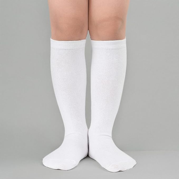American Trends Kids Toddler Soccer Socks Youth Baseball Softball Football Socks Knee High Accessories for Girls
