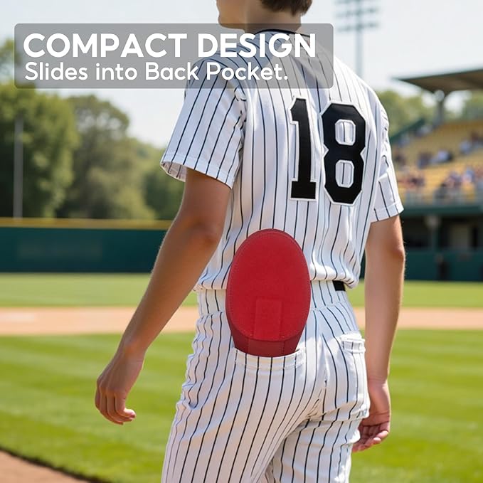 Baseball Sliding Mitt, Youth Ages 6-12 & Teens Adults 12+, Sliding Glove Hand Guard for Baserunning, Hard Shell Ambidextrous Left/Right, Baseball/Softball Compatible, Drip Style