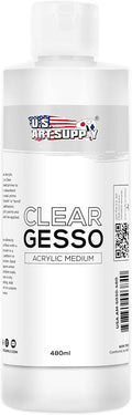 U.S. Art Supply Clear Gesso Primer by USArtSupply