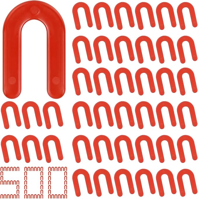 DGSL Tile Leveling System Tile Spacers 1/8 Inch, 500 pieces Horseshoe Shim U by DGSL