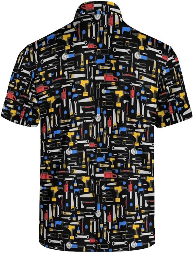 Mens Golf Shirts Golf Polo Shirts for Men Short Sleeve Polo Shirts Golf Gifts